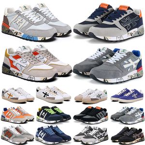 Premaitas Casual Shoes Designer Italie Mick Lander Django Sheepskin Geuthesine Leather Sports Sneakers Walking Jogging Trainer Chaussures pour hommes Femmes