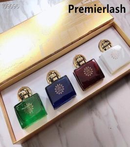 Premierlash Amouge Parfum 30 ml 4 stuks Set Groen Blauw Rood Wit Fles 4 Geur Merk Mannen Vrouwen Geur Cadeau Pak Blijvende Spray Top6433683