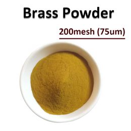 Poudre de métal en laiton premium 200 msh (75um) Ultrafine 99,9% en cuivre jaune en laiton incrusté de cuivre