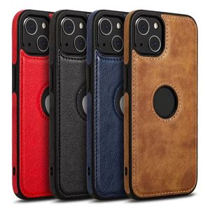 Premium Business Leather Case Soft TPU Volledige bescherming Telefoonhoesjes Cover voor iPhone 14 13 12 Mini 11 Pro Max XR XR XS Max 8 7Plus Samsung S20 S21 S22 Ultra Plus