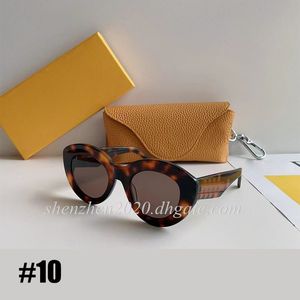 Cadeaux de Noël haut de gamme Lunettes de soleil tendance pour femmes ou hommes avec boîte-cadeau avec logo en métal doré