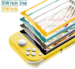 Premium Kleurrijke Gehard Glas Screen Protector Gemapte beschermende film voor Nintendo Switch en Switch Lite No Retail Package