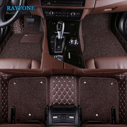 Premium Custom Fit Car Floor Mats voor Honda Accord Civic City Vezel Crosstour CRZ CRV Urv XRV HRV 3D Tapijtbodem voering Auto-styling