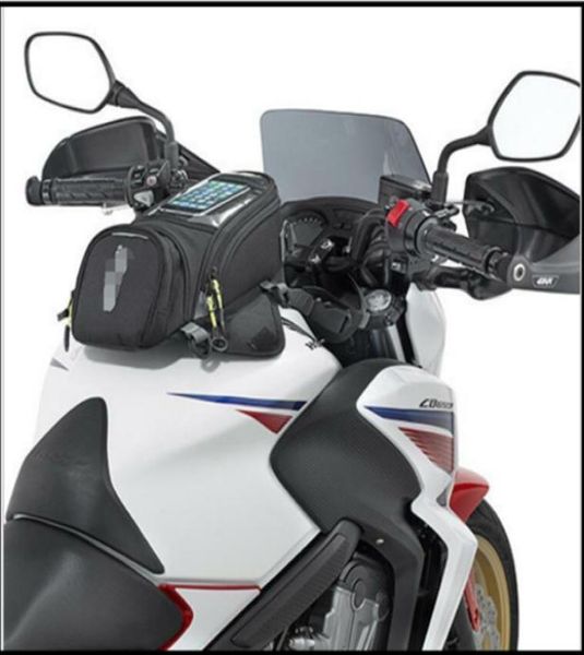 Sac de réservoir de carburant noir givi premium moto de moto magnétique magnétique