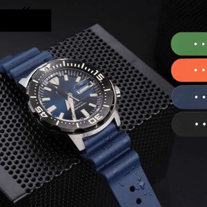 Premium-Grade Fluor Rubber Horlogeband Voor SEIKO Abalone Kleine MM5 Ingeblikte Omega Outdoor Sport Band 20/22 MM