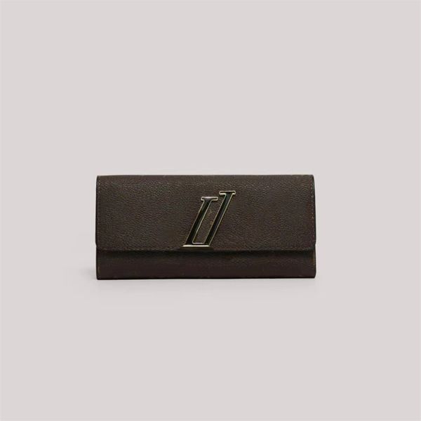 Portefeuille long en cuir de qualité supérieure avec porte-cartes et porte-monnaie pour hommes et femmes - 4 couleurs disponibles ChaoL3zhe