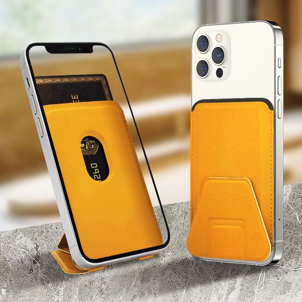 Étui portefeuille en cuir magnétique de qualité supérieure pour Magsefe IPhone 13 12 14 Pro Max S23 Ultra Mag Safe Pouch Porte-cartes Housse de protection avec béquille