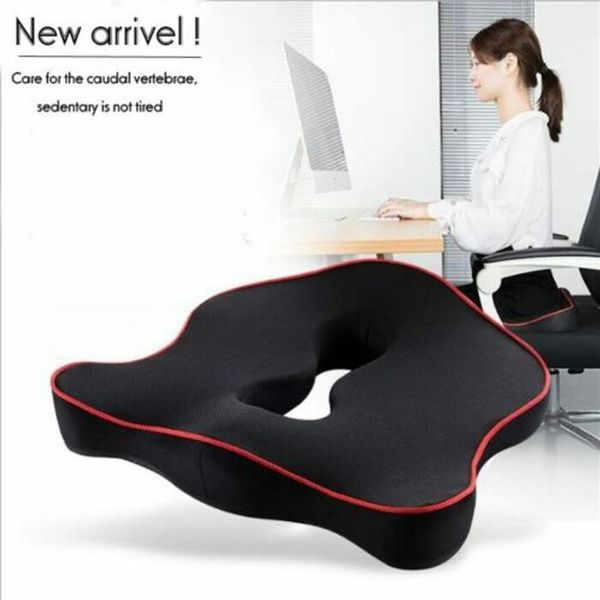 Coussin de siège en mousse à mémoire de forme, coussin orthopédique pour Coccyx, pour chaise de bureau et de voiture, Pad315d