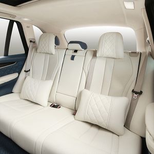 Premium nappa lederen autostoel rust kussen hoofdsteun auto nek kussens voor Mercedes Benz Maybach S-Klasse kussen Auto-accessoires