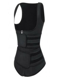 Premium néoprène taille formateur Fitness Sauna bandes de sueur doubles ceintures Corset Cincher tondeuse ceinture dos soutien minceur corps Sha8581348