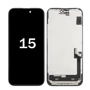 Premium OLED-scherm LCD-display aanraakpanelen voor iPhone 15 voor reparatie Vervangende onderdelen