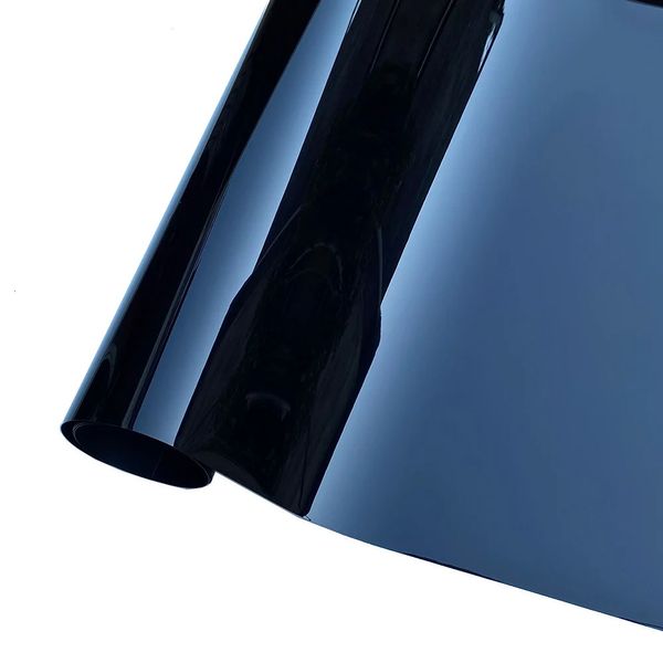 Pet Gloss Gloss Premium Black Vinyl Wrap Películas CHANGES DE LANZA DE AIRE DE FOIL para el ala de techo automático Pilares de motocicleta 240520