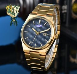 Prix Premium Montre chronographe pour homme Jour Date Bracelet classique Quartz Batterie Horloge Homme Chronomètre Bracelet en acier inoxydable Ligne Cadran squelette Montres étanches