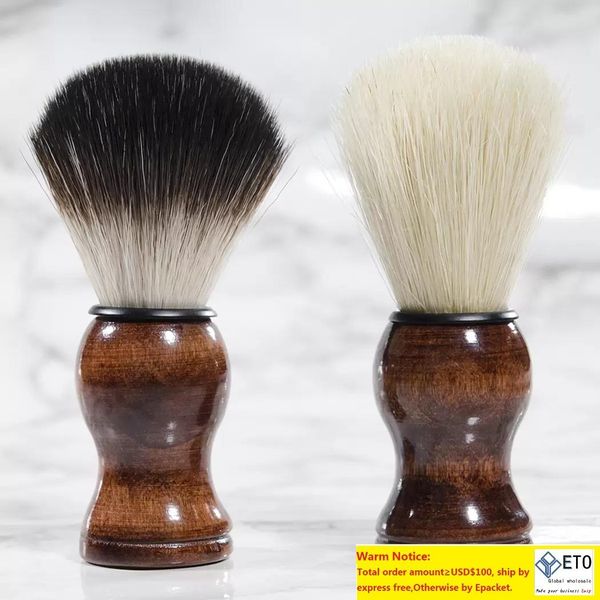 Tondeuse à blaireau de qualité supérieure, superbe manche en bois, pour Salon de coiffure, nettoyage du visage et de la barbe, rasoir Portable pour hommes