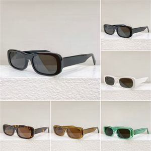 Premium kwaliteit designer zonnebrillen mode dames heren elliptische bril met zijlogo festival cadeau voor vakantie met doos 25815 23310