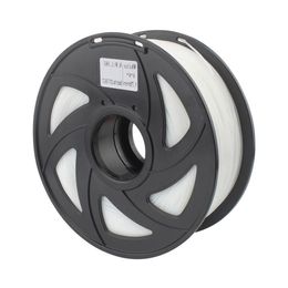 Freeshipping Premium Kwaliteit PP Filament voor 3D Printer Zachte Flexibele Plastic Filament Witte Kleur 175mm 1KG Spoel Fmlqq