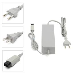 Adaptateur secteur de remplacement de qualité supérieure Câble d'alimentation Câble de chargeur pour accessoires de jeu Wii US EU Plug FAST SHIP