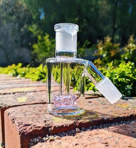 Qualité de qualité supérieure mini 14 mm 45 ﾰ Catcher à cendre rose pour pipe à eau du tabac Bong