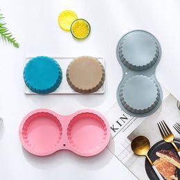 Moules à cupcakes en silicone réutilisables de qualité supérieure - Ensemble de deux