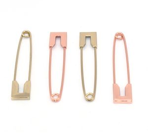 Premium roségoud grote veiligheidspennen metaalveiligheid sieraden pin bevindingen charme pin veiligheidspennen bulk voor kledingambachten naaien