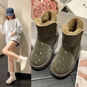 Premium Sense – bottes de neige pour femme, chaussures courtes, rembourrées, épaisses, chaudes, antidérapantes, en coton, nouvelle collection hiver 1016023