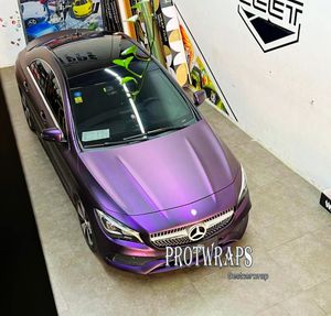 Film de protection en vinyle mat magique super violet de qualité supérieure pour toute la carrosserie de la voiture.