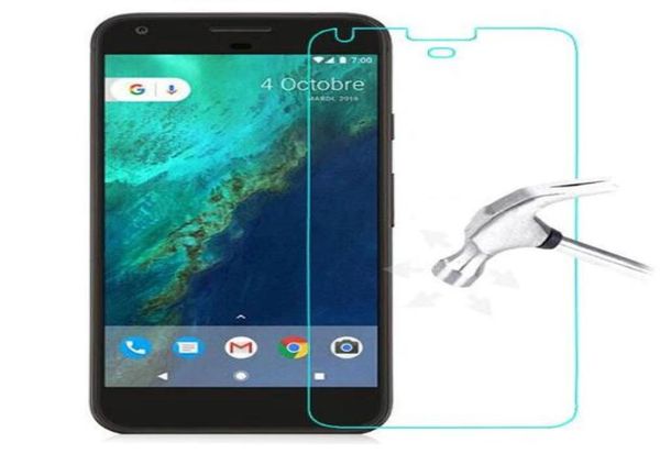 Vidrio templado premium para Google Pixel 2 3 XL Pixel 1 Pixel2 Pixel3 XL Nexus 6 6p Película protectora protectora de protección de pantalla de vidrio templado4068100