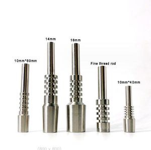 Punta de uñas de repuesto de Metal de titanio Premium para fumar G2 G9 Enail GR2 Ti, colector de puntas de nector de 10mm, 14mm, 18mm y 57mm, clavos de rosca