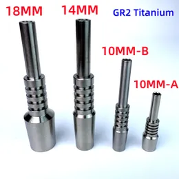 Pointe d'ongle de remplacement en titane de qualité supérieure, 10mm 14mm 18mm, pointe inversée Grade 2 GR2 Ti pour collecteur de nectar, kits NC vs pointe en céramique de quartz