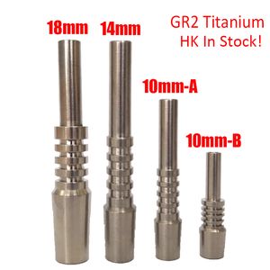 Titane de remplacement de titane premium Fumer 10 mm 14 mm 18 mm Inversé GRADE 2 GR2 TI TI TIPS Nails pour mini-nc kits collecteurs NC VS Vs Quartz Ceramic Tip en stock