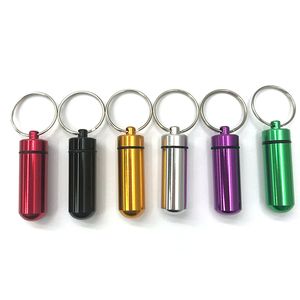 Premium waterdichte aluminium legering pil kas doos buiten metalen stash fles container jar roken opslag inzetje wax olielijfles dab dabbergereedschap