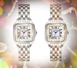 Montres à cadran romain carré pour femmes de qualité supérieure, beau mouvement à Quartz, horloge lumineuse généreuse, entièrement en acier inoxydable, montre-bracelet à atmosphère classique
