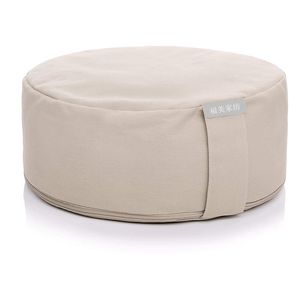 Premium100% duurzaam katoen effen kleur ronde yoga meditatie kussenhoes effen yoga zafu zen bolster kussensloop