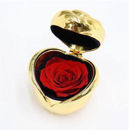 Bewaard gebleven eeuwige echte roos sieraden doos houder onsterfelijke bloemen voor altijd bloesem bruiloft verjaardag voor vrouwen Valentine039s dag Gi6894476