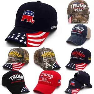 Président Donald Trump 2024 Ball Hat Baseball Bannière Drapeaux Casquettes Designers Chapeaux D'été Femmes Hommes Snapback Sport Jogging Plage En Plein Air En Gros