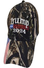 Président Donald Trump 2024 Chapeau Camouflage Baseball Ball Caps Femmes Hommes Designers Snapback US Flag MAGA Anti Biden Summer Sun Vis1578011