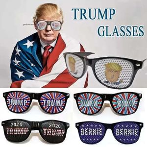 President Donald Trump Funny Glasses Party Festival Leveringen USA Vlag Patriottische zonnebrillen Gifts J0420 0422