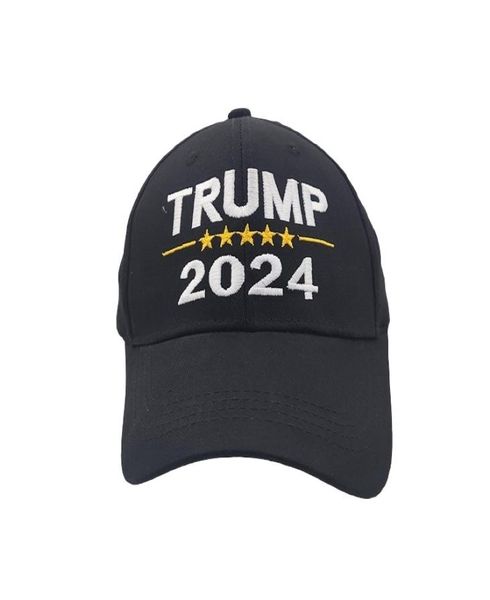Elección presidencial 2024 Trump Sombrero Letras bordadas Gorras de béisbol Unisex Ajustable Snapback Trump EE. UU. Hip Hop Peak Cap Headwe9754579