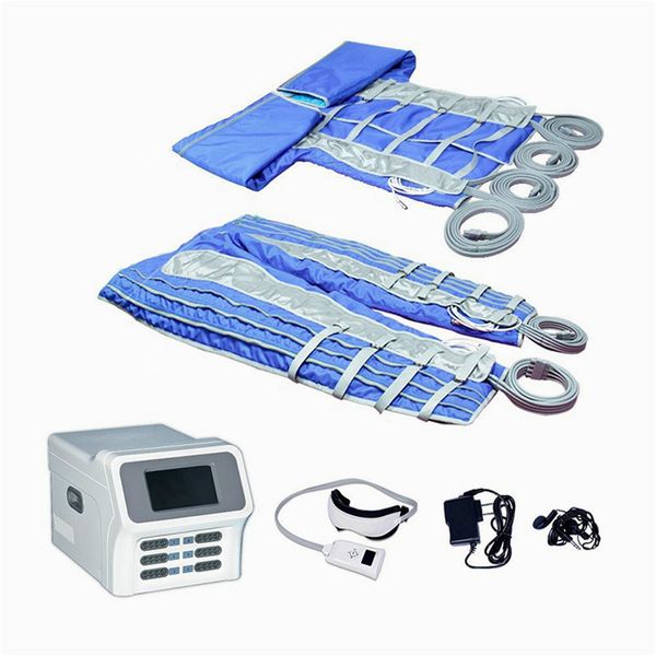 Presoterapia Pants Minceur Machine de massage Sauna infrarouge lointain Costume de drainage lymphatique Machine de massage lymphatique Aspirateur d'air portable