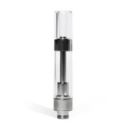 Geperst M6T Vape-cartridges Ronde push-top G5 Keramiek Plastic 0,8 ml 1,0 ml Helder 510 draad Snap-on lege karren Verpakt in schuim