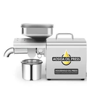 Pressers 1 NUEVA Machine de aceite de acero inoxidable Machine comercial Extractor de aceite para el extracto de aceite de la casa Presser 110V o 220V Presiona de aceite disponible