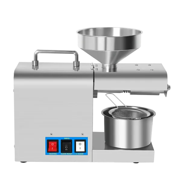 Presseurs 220V / 110V Machine de presse à l'huile Contrôle de température numérique Sesame Sesame Seed Aranut Press Machine à huile Extraction élevée, RG312