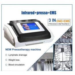 Pressotherapie 3 In 1 Afslanken Apparatuur Professionele Lymfedrainage Massager Machine Ems Vorm Lichaam Pak Voor Salon Use159