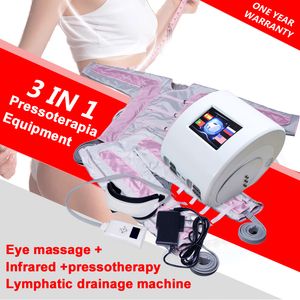 Pressothérapie Drainage lymphatique Corps Minceur Machine Infrarouge lointain 24 Sacs gonflables Presoterapia Massage Compression Circulateur Jambe Bras Taille Pour Les Muscles Se Détendre