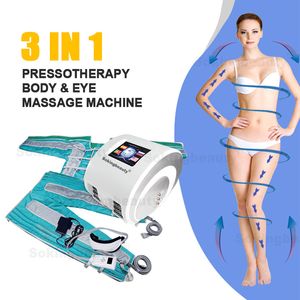 Pressoterapia de drenaje linfático Máquina adelgazante Traje de sauna 3 en 1 terapia infrarroja lejana 24 Airbags Air Pressing Grabe Dispositivo de salón