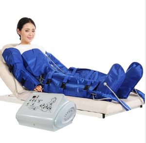 Pressothérapie machine Salon Spa, portable facile Faire fonctionner l'appareil de drainage lymphatique, massage de pression d'air Costume Forme Body Slim pressothérapie