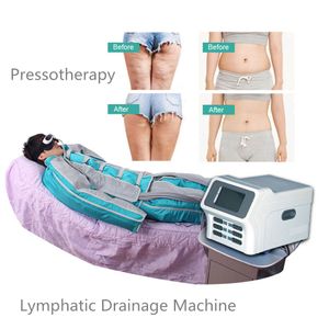 Pressotherapie afslank machine detox luchtdruk infrarood 24 airbags pak lymfed drainage full body massager schoonheidsapparatuur met oogmassage