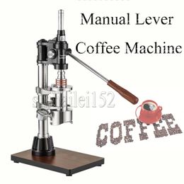 Drukhendel Koffiezetapparaat Handgeperst koffiezetapparaat 304 roestvrij staal Handmatige espressomachine