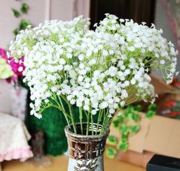 Mooie 10PCSlot Gypsophila Baby039S Adem Artificial Fake Silk Flowers Plant Home Wedding Decoratie 549868470514