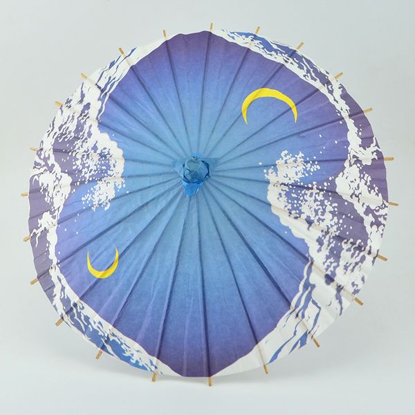 Jolie parapluie de papier huilé de 30 cm Classical Chine Couleur de danse traditionnelle parasol parasol Umbret de décoration de fête de mariage en plein air